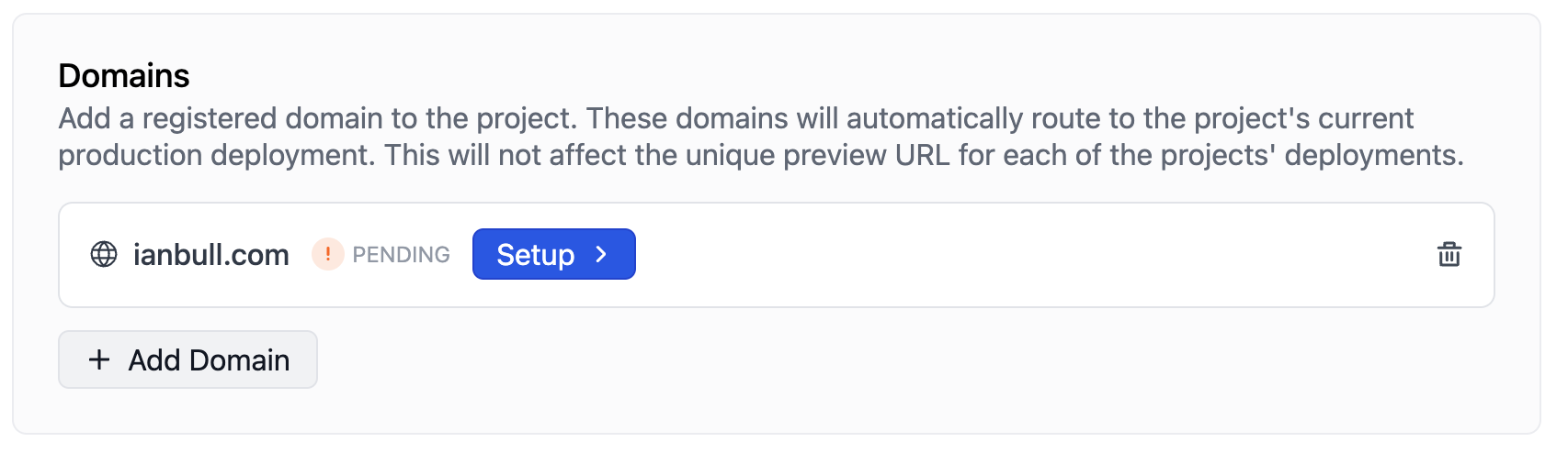 DNS Setup
