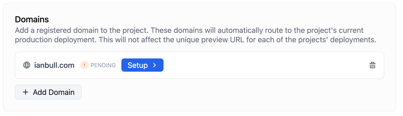 DNS Setup